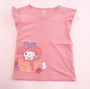 Uniqlo Kids Sanrio Print T-Shirt Size 3/4 Girls Summer